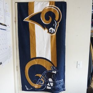 Rams Beach Towel